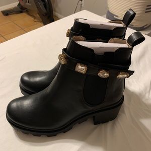 Steve Madden Amulet Black Boots Size 11 BNIB